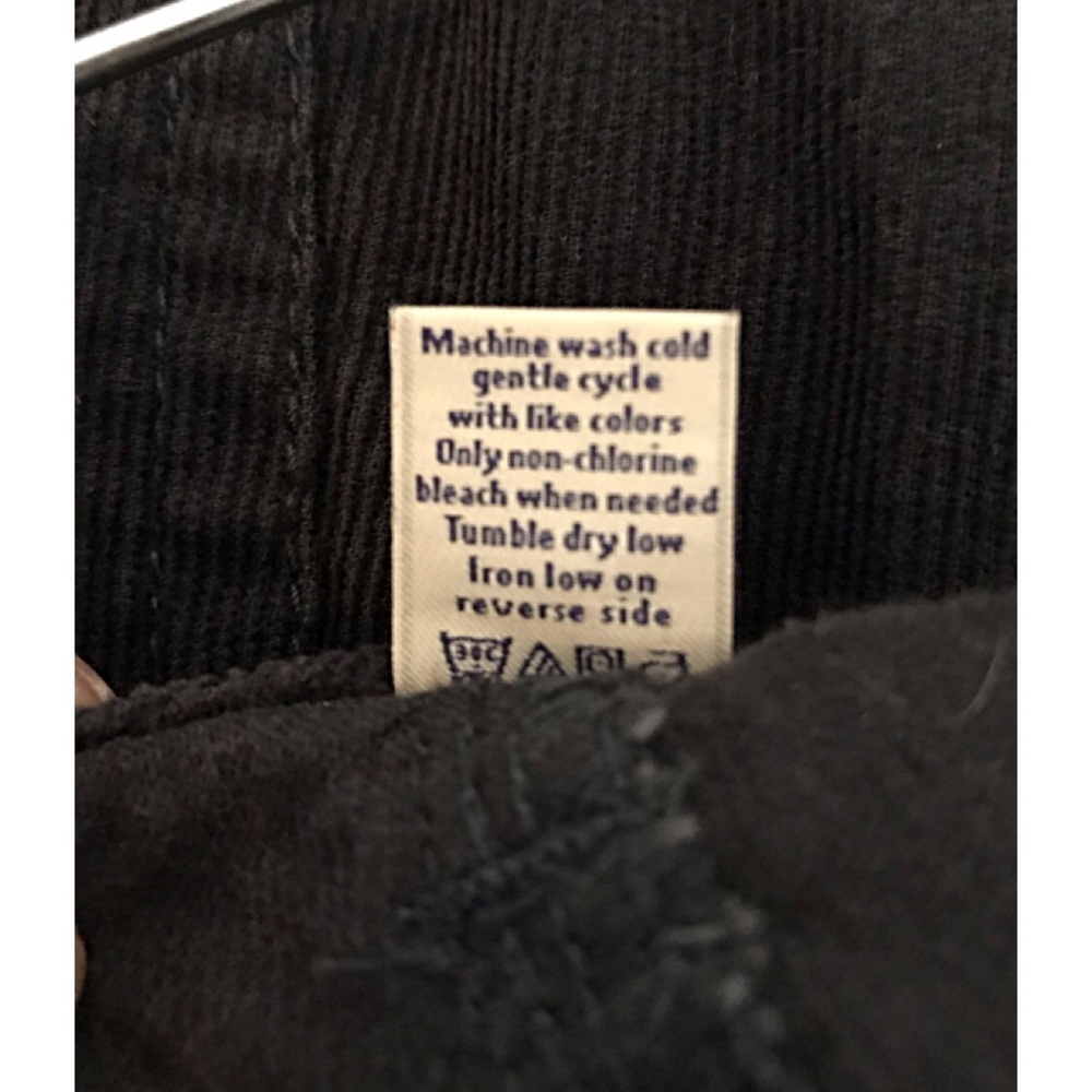 G. H. BASS & CO Sz 8 Gry 5 Pckt Cord Stretch Skirt - Picture 6 of 8